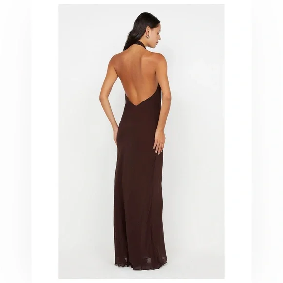 Bec & Bridge Brown Backless Dress - Picture 2 of 4